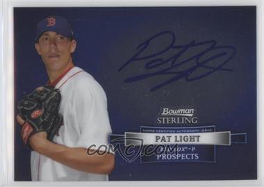 2012 Bowman Sterling - Prospect Autographs #BSAP-PL - Pat Light