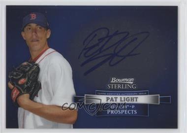 2012 Bowman Sterling - Prospect Autographs #BSAP-PL - Pat Light