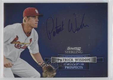 2012 Bowman Sterling - Prospect Autographs #BSAP-PW - Patrick Wisdom [EX to NM]