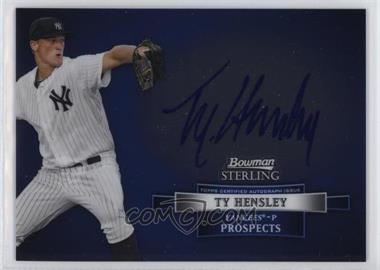 2012 Bowman Sterling - Prospect Autographs #BSAP-TH - Ty Hensley [EX to NM]