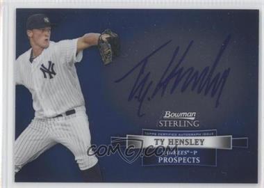 2012 Bowman Sterling - Prospect Autographs #BSAP-TH - Ty Hensley