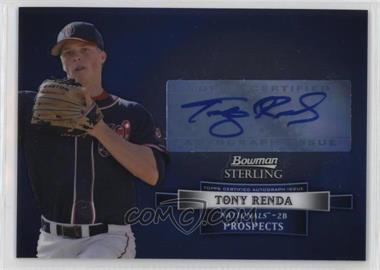 2012 Bowman Sterling - Prospect Autographs #BSAP-TRE - Tony Renda