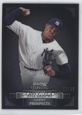2012 Bowman Sterling - Prospects - Black Refractor #BSP11 - Jose Campos /25