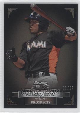 2012 Bowman Sterling - Prospects - Black Refractor #BSP31 - Marcell Ozuna /25