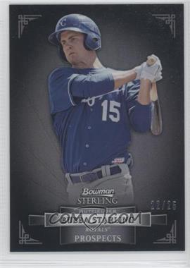 2012 Bowman Sterling - Prospects - Black Refractor #BSP42 - Bubba Starling /25