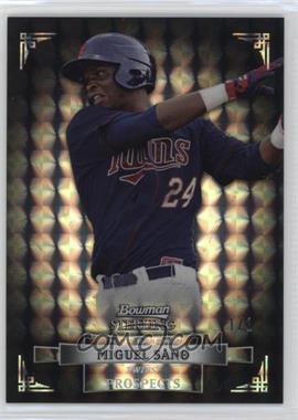 2012 Bowman Sterling - Prospects - Canary Diamond Refractor #BSP36 - Miguel Sano /1