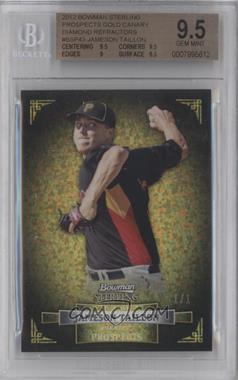 2012 Bowman Sterling - Prospects - Canary Diamond Refractor #BSP43 - Jameson Taillon /1 [BGS 9.5 GEM MINT]