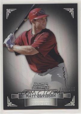 2012 Bowman Sterling - Prospects - Refractor #BSP16 - Matt Davidson /199