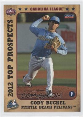 2012 Choice Carolina League Top Prospects - [Base] #05 - Cody Buckel