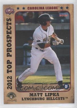 2012 Choice Carolina League Top Prospects - [Base] #22 - Matt Lipka