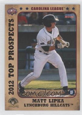 2012 Choice Carolina League Top Prospects - [Base] #22 - Matt Lipka