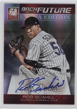2012 Elite Extra Edition - Back to the Future Signatures #10 - Rob Scahill /599