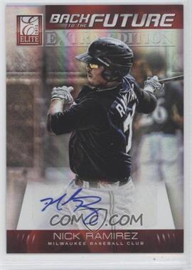 2012 Elite Extra Edition - Back to the Future Signatures #17 - Nick Ramirez /47