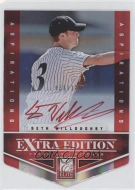 2012 Elite Extra Edition - [Base] - Aspirations Die-Cut Red Ink Signatures #180 - Seth Willoughby /100
