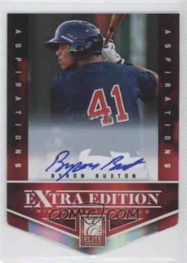 2012 Elite Extra Edition - [Base] - Aspirations Die-Cut Signatures #102 - Byron Buxton /100