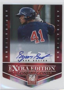 2012 Elite Extra Edition - [Base] - Aspirations Die-Cut Signatures #102 - Byron Buxton /100