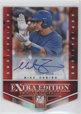 2012 Elite Extra Edition - [Base] - Aspirations Die-Cut Signatures #103 - Mike Zunino /100