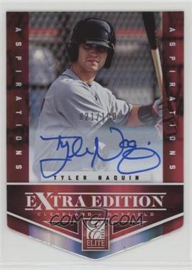 2012 Elite Extra Edition - [Base] - Aspirations Die-Cut Signatures #110 - Tyler Naquin /100