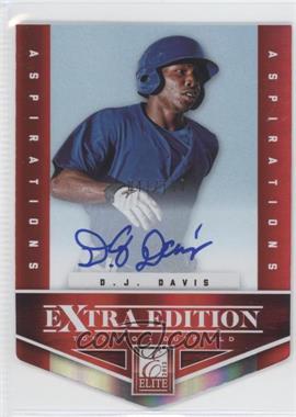 2012 Elite Extra Edition - [Base] - Aspirations Die-Cut Signatures #112 - D.J. Davis /100