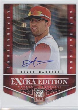 2012 Elite Extra Edition - [Base] - Aspirations Die-Cut Signatures #115 - Deven Marrero /100