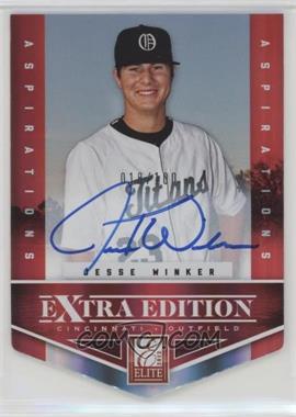 2012 Elite Extra Edition - [Base] - Aspirations Die-Cut Signatures #128 - Jesse Winker /100