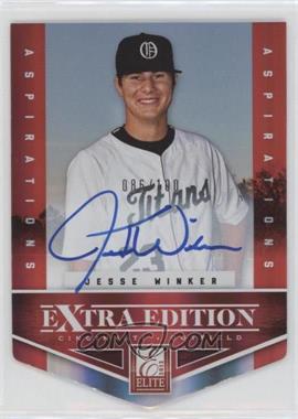 2012 Elite Extra Edition - [Base] - Aspirations Die-Cut Signatures #128 - Jesse Winker /100