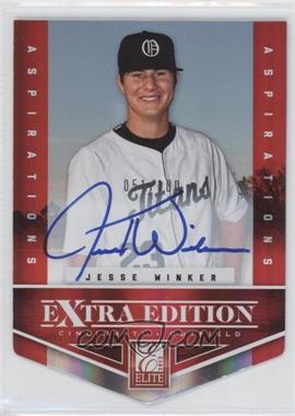 2012 Elite Extra Edition - [Base] - Aspirations Die-Cut Signatures #128 - Jesse Winker /100