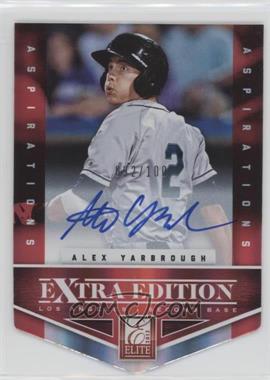 2012 Elite Extra Edition - [Base] - Aspirations Die-Cut Signatures #133 - Alex Yarbrough /100