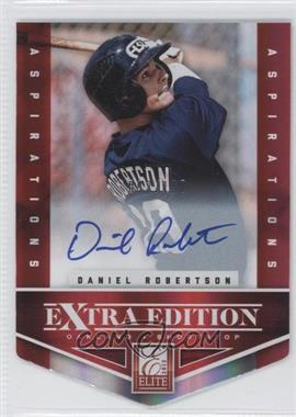 2012 Elite Extra Edition - [Base] - Aspirations Die-Cut Signatures #136 - Daniel Robertson /100