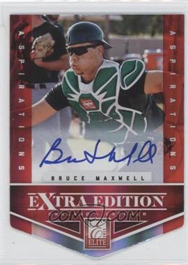 2012 Elite Extra Edition - [Base] - Aspirations Die-Cut Signatures #145 - Bruce Maxwell /100