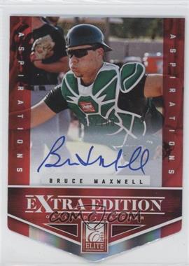 2012 Elite Extra Edition - [Base] - Aspirations Die-Cut Signatures #145 - Bruce Maxwell /100