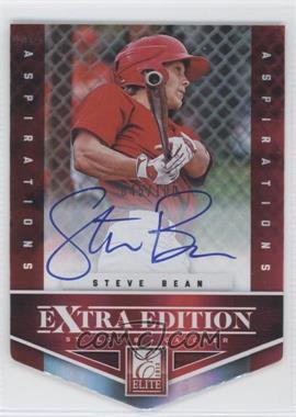 2012 Elite Extra Edition - [Base] - Aspirations Die-Cut Signatures #153 - Steve Bean /100