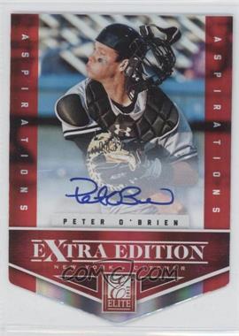 2012 Elite Extra Edition - [Base] - Aspirations Die-Cut Signatures #163 - Peter O'Brien /100