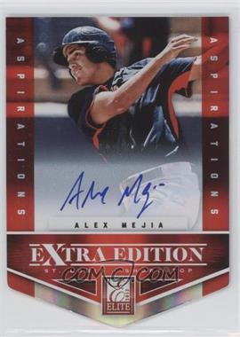 2012 Elite Extra Edition - [Base] - Aspirations Die-Cut Signatures #169 - Alex Mejia /100