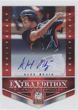 2012 Elite Extra Edition - [Base] - Aspirations Die-Cut Signatures #169 - Alex Mejia /100