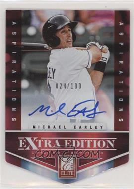 2012 Elite Extra Edition - [Base] - Aspirations Die-Cut Signatures #171 - Michael Earley /100