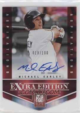 2012 Elite Extra Edition - [Base] - Aspirations Die-Cut Signatures #171 - Michael Earley /100