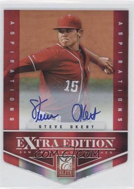 2012 Elite Extra Edition - [Base] - Aspirations Die-Cut Signatures #172 - Steve Okert /100