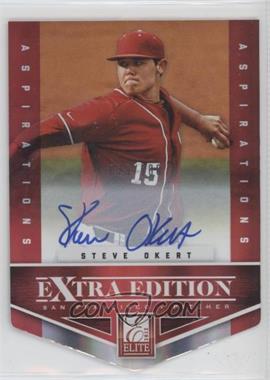 2012 Elite Extra Edition - [Base] - Aspirations Die-Cut Signatures #172 - Steve Okert /100