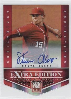 2012 Elite Extra Edition - [Base] - Aspirations Die-Cut Signatures #172 - Steve Okert /100