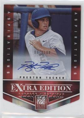 2012 Elite Extra Edition - [Base] - Aspirations Die-Cut Signatures #183 - Preston Tucker /100