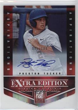 2012 Elite Extra Edition - [Base] - Aspirations Die-Cut Signatures #183 - Preston Tucker /100