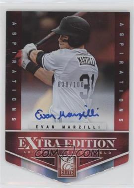 2012 Elite Extra Edition - [Base] - Aspirations Die-Cut Signatures #189 - Evan Marzilli /100 [EX to NM]