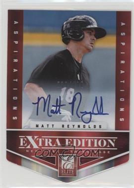 2012 Elite Extra Edition - [Base] - Aspirations Die-Cut Signatures #192 - Matt Reynolds /100