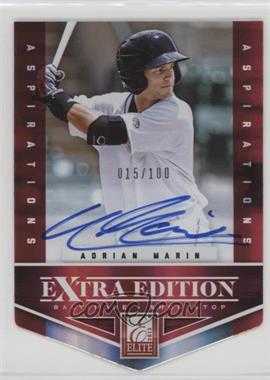 2012 Elite Extra Edition - [Base] - Aspirations Die-Cut Signatures #200 - Adrian Marin /100