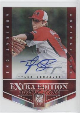 2012 Elite Extra Edition - [Base] - Aspirations Die-Cut Signatures #23 - Tyler Gonzales /100
