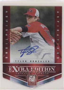 2012 Elite Extra Edition - [Base] - Aspirations Die-Cut Signatures #23 - Tyler Gonzales /100