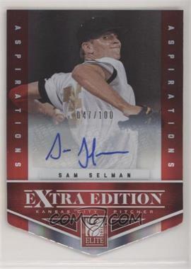 2012 Elite Extra Edition - [Base] - Aspirations Die-Cut Signatures #25 - Sam Selman /100