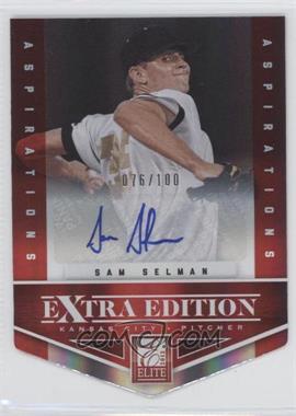 2012 Elite Extra Edition - [Base] - Aspirations Die-Cut Signatures #25 - Sam Selman /100