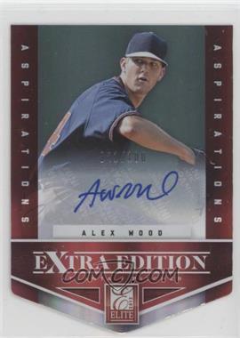 2012 Elite Extra Edition - [Base] - Aspirations Die-Cut Signatures #30 - Alex Wood /100